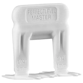 Perfect Level Master 1mm-1/32" Size M Tile Leveling Clips