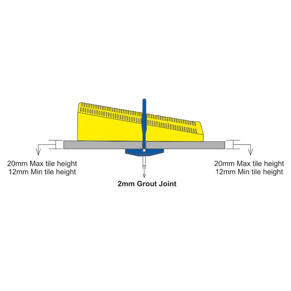 2mm DEEP Levelling Spacers