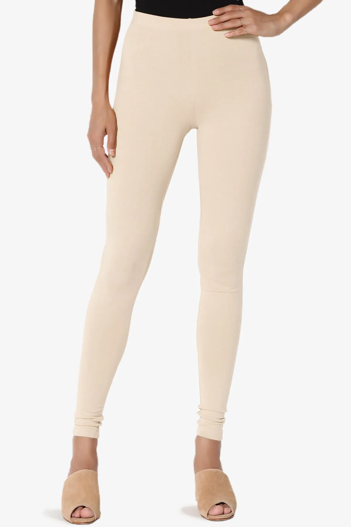 Ansley Luxe Cotton Ankle Leggings