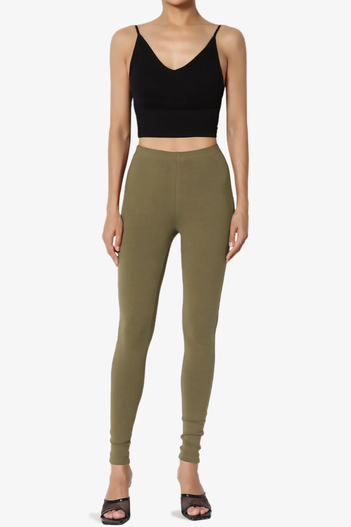 Ansley Luxe Cotton Ankle Leggings