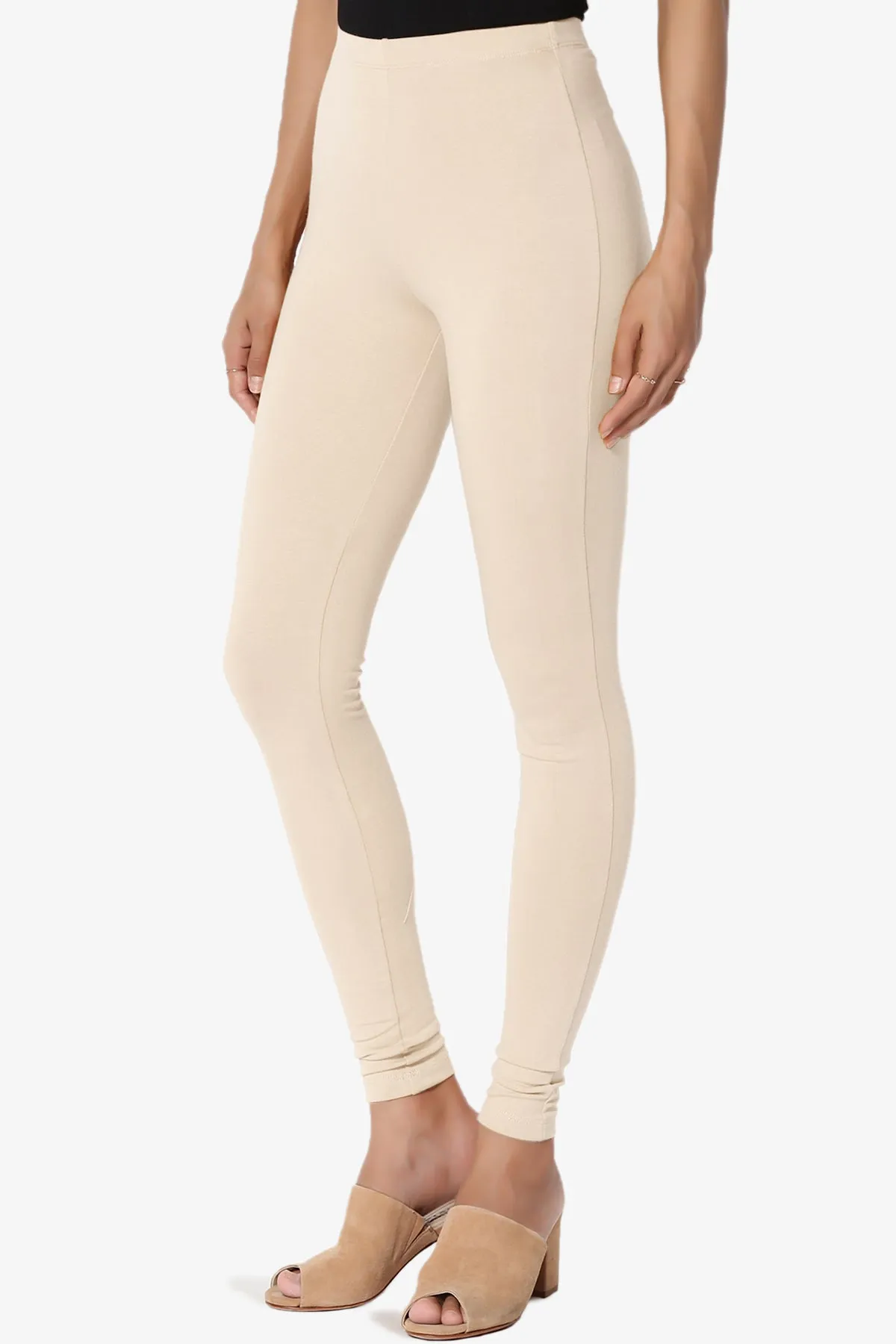 Ansley Luxe Cotton Ankle Leggings