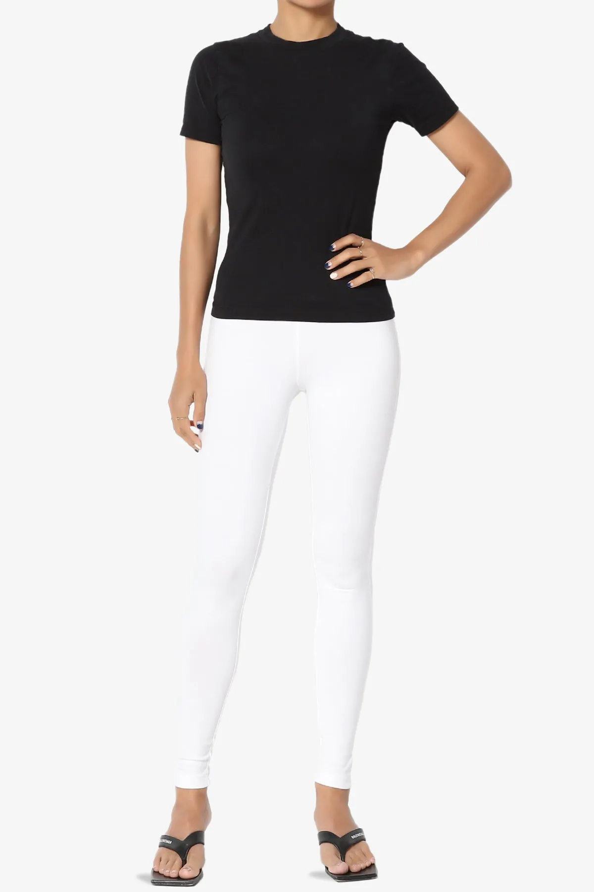 Ansley Luxe Cotton Ankle Leggings