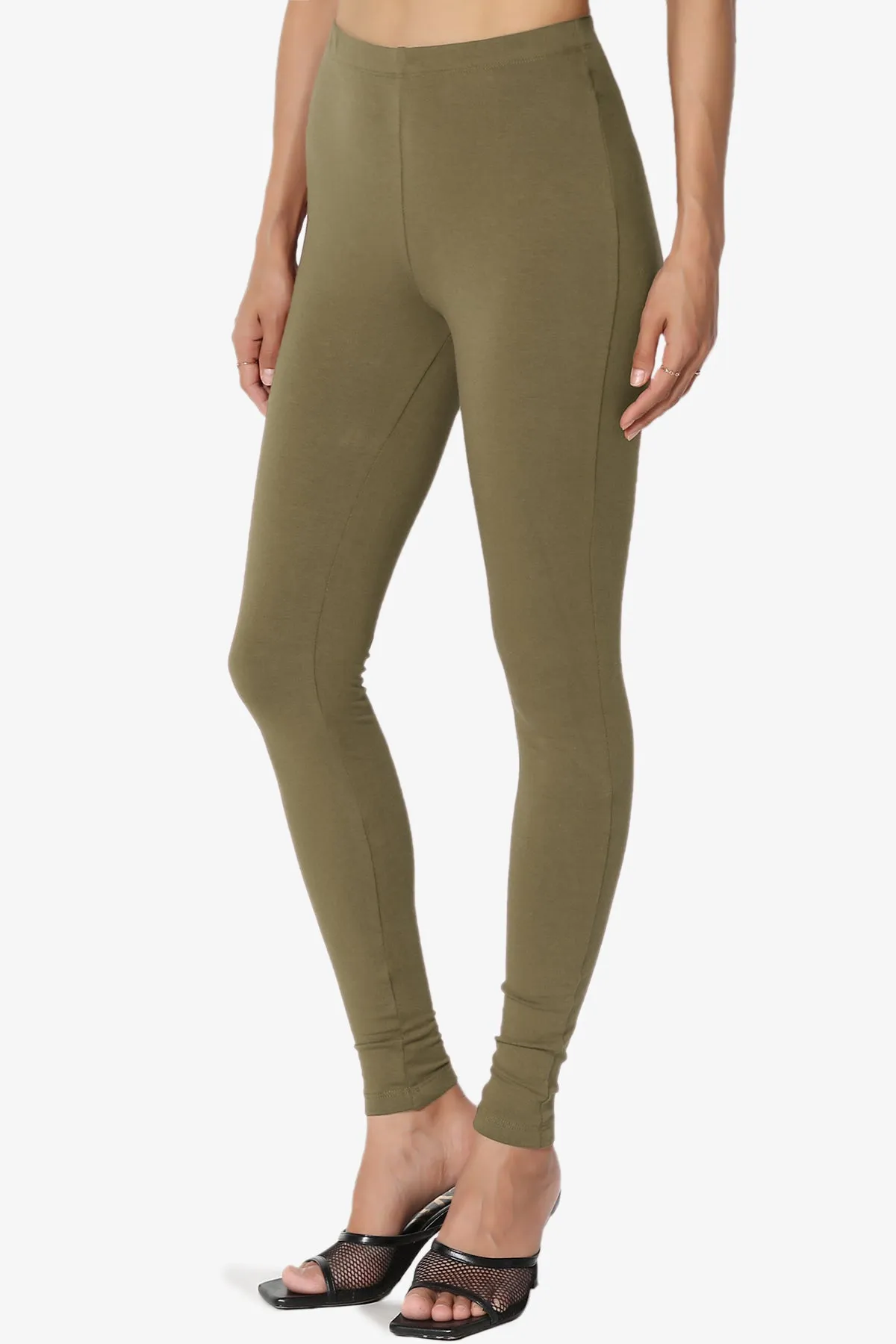 Ansley Luxe Cotton Ankle Leggings