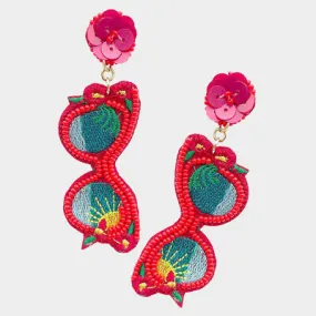 Beaded Earrings, Sunglasses