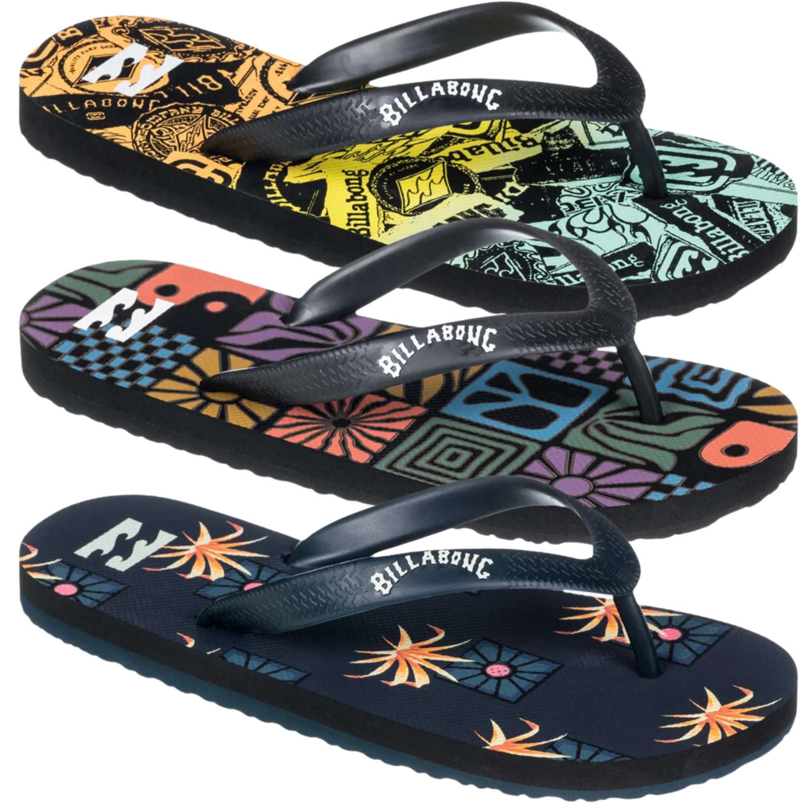 Billabong Kids Tides Slider Sandals Flip Flops