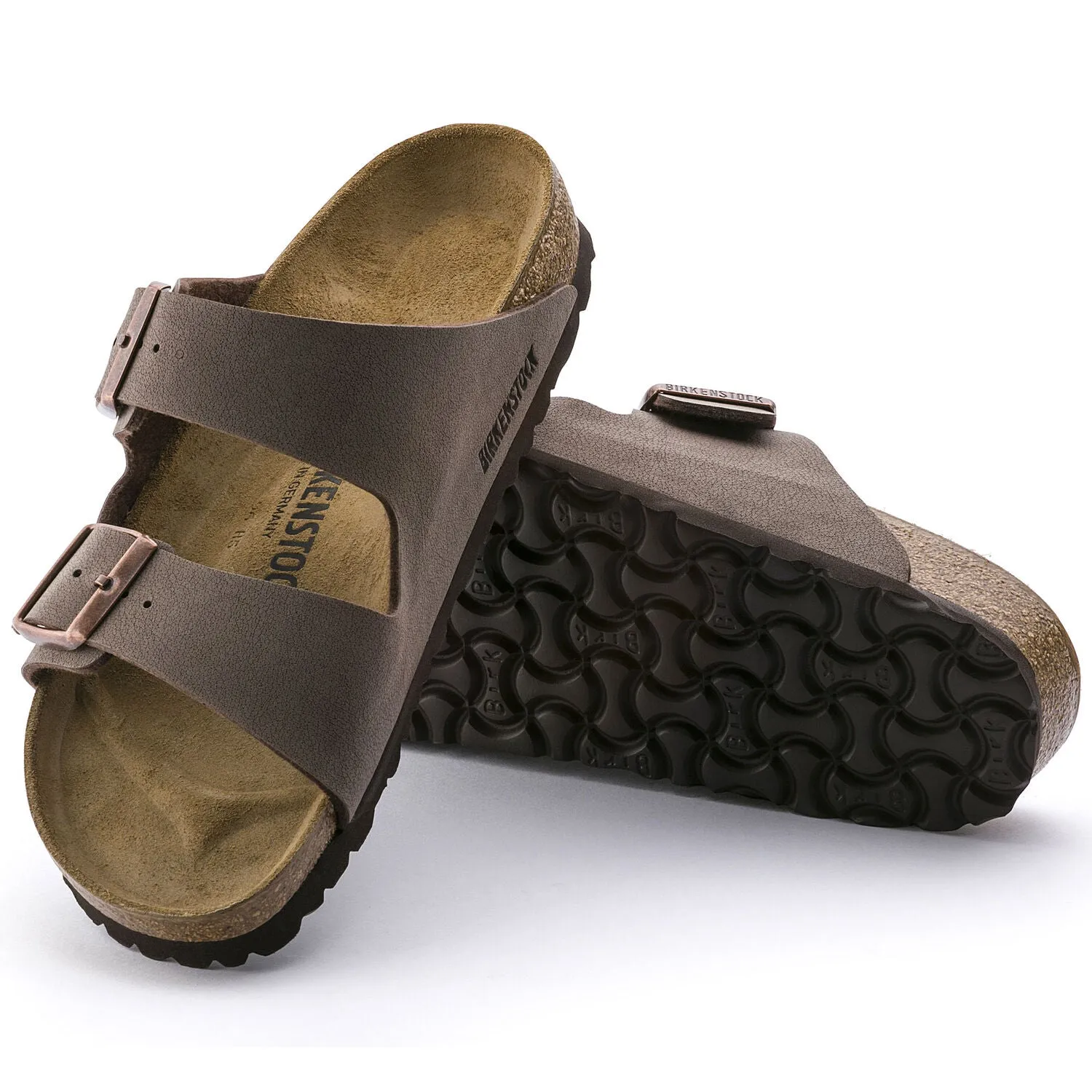 Birkenstock Arizona Birko Flor Nubuc Mocha