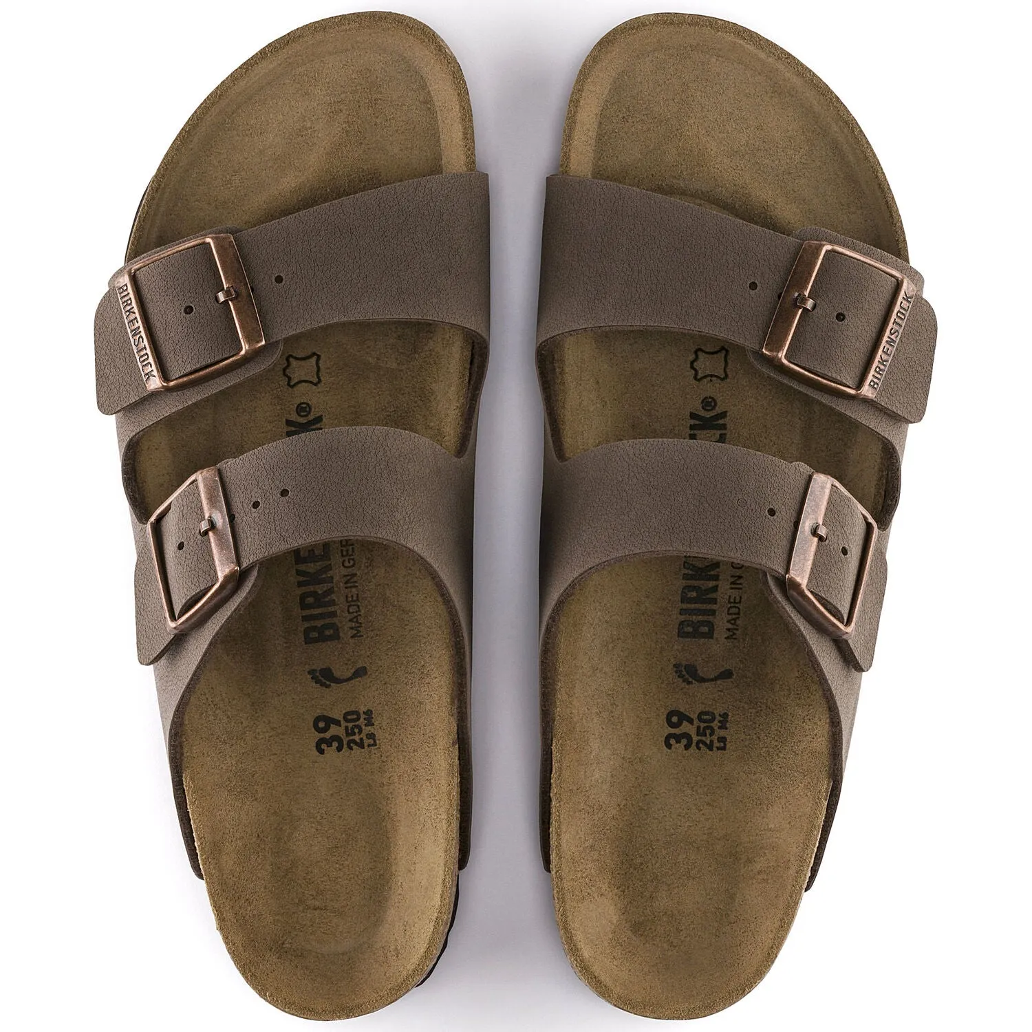 Birkenstock Arizona Birko Flor Nubuc Mocha