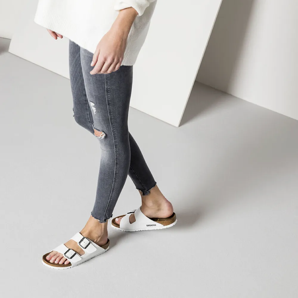 Birkenstock Arizona Birko-Flor Sandal in White