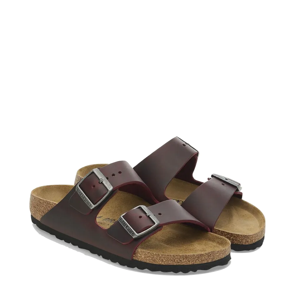 Birkenstock Arizona Oiled Leather Sandal in Zinfandel