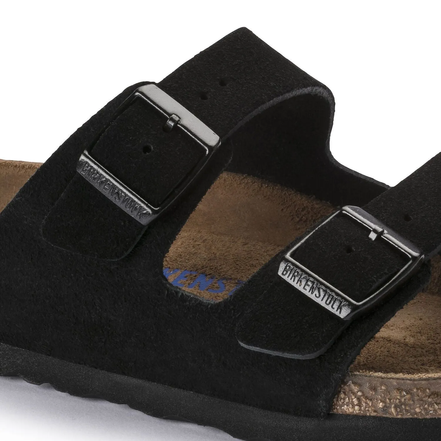 Birkenstock Arizona Soft Footbed Suede Black - Unisex