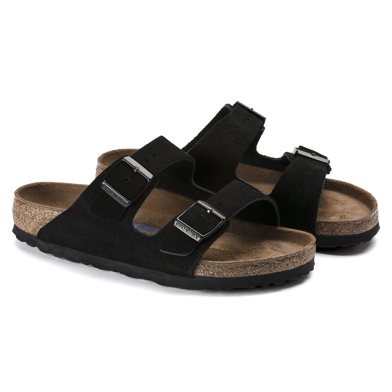 Birkenstock Arizona Soft Footbed Suede Black - Unisex