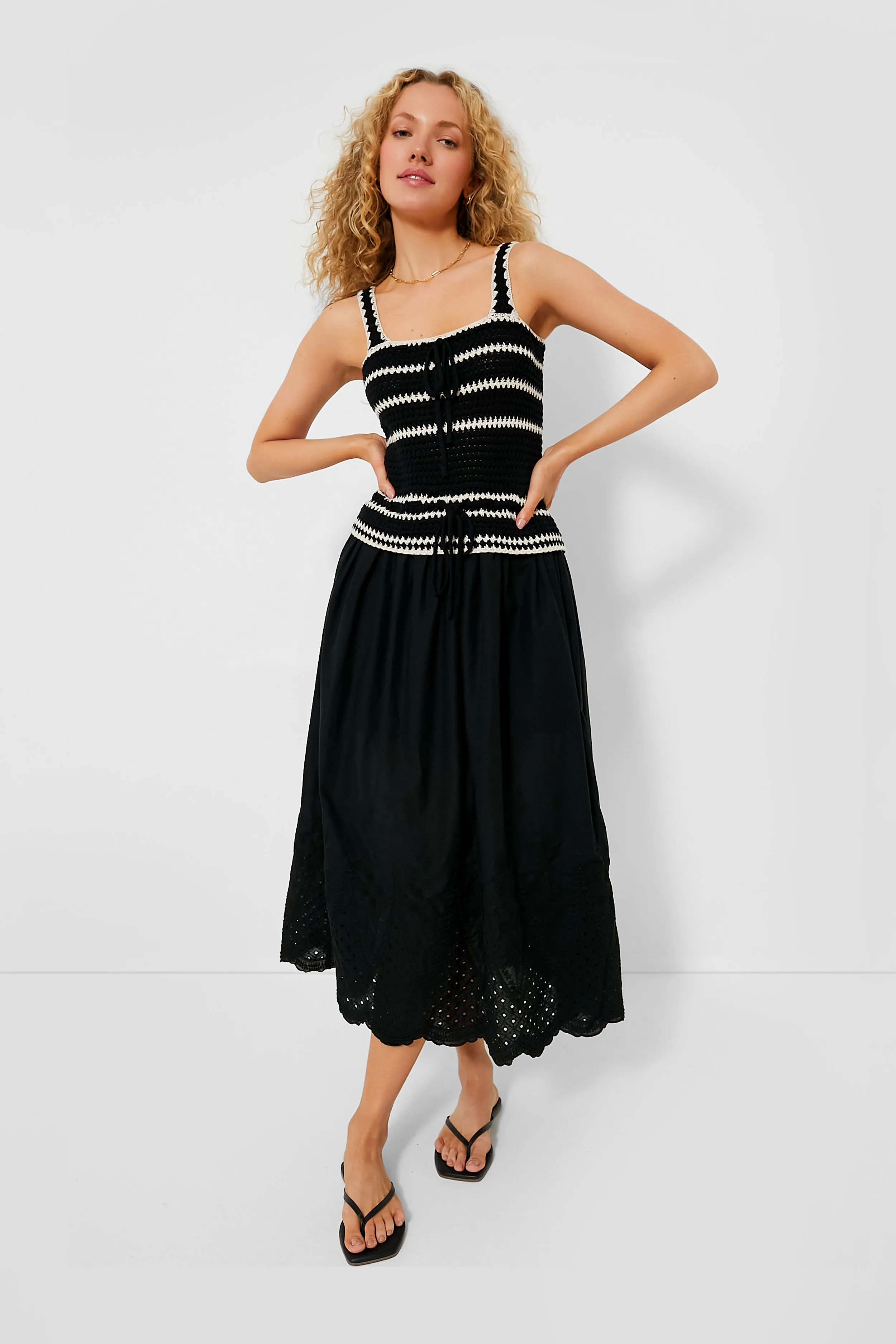 Black Natural Lucia Maxi Dress