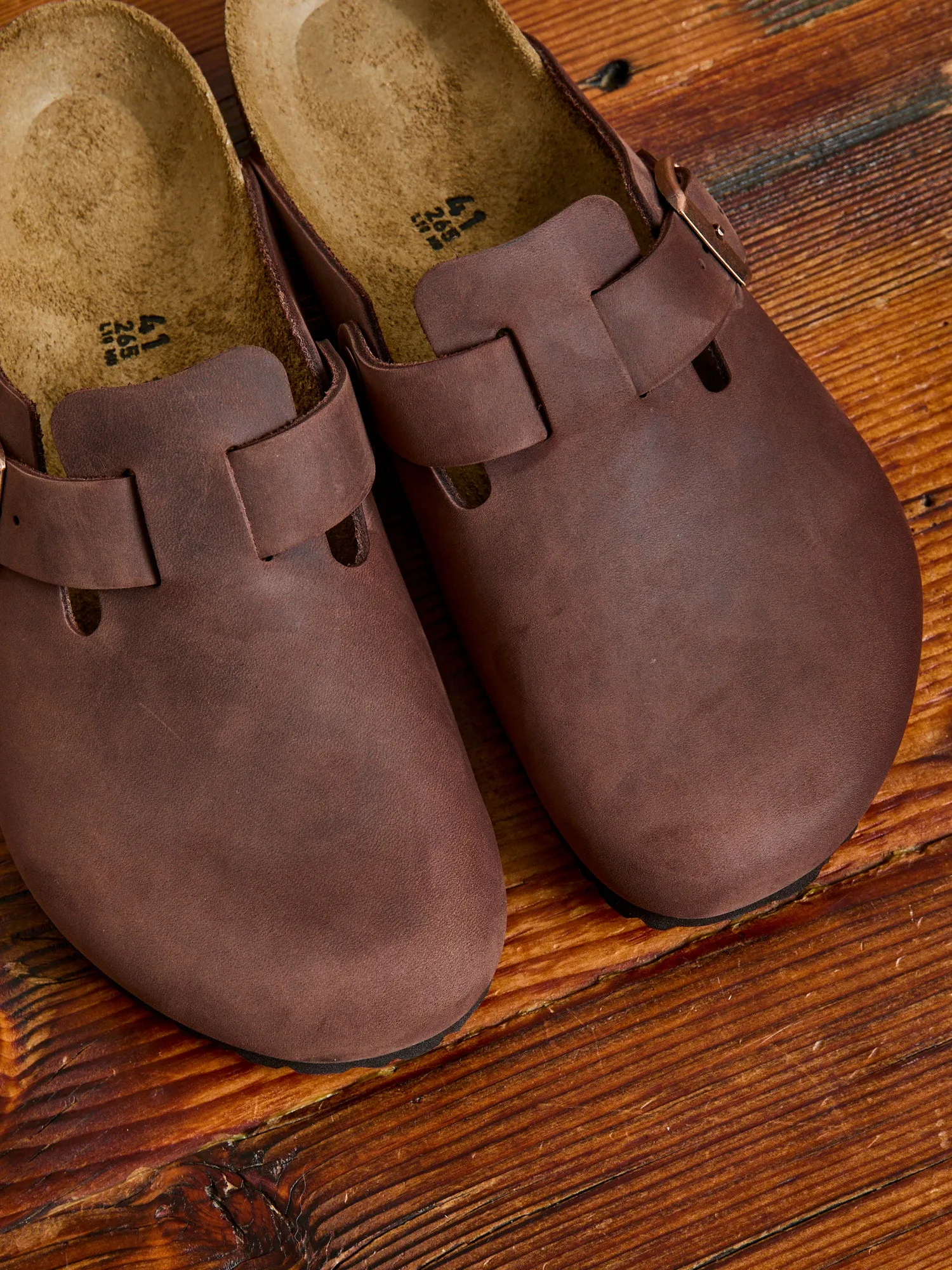 Boston Clog in Habana Leather