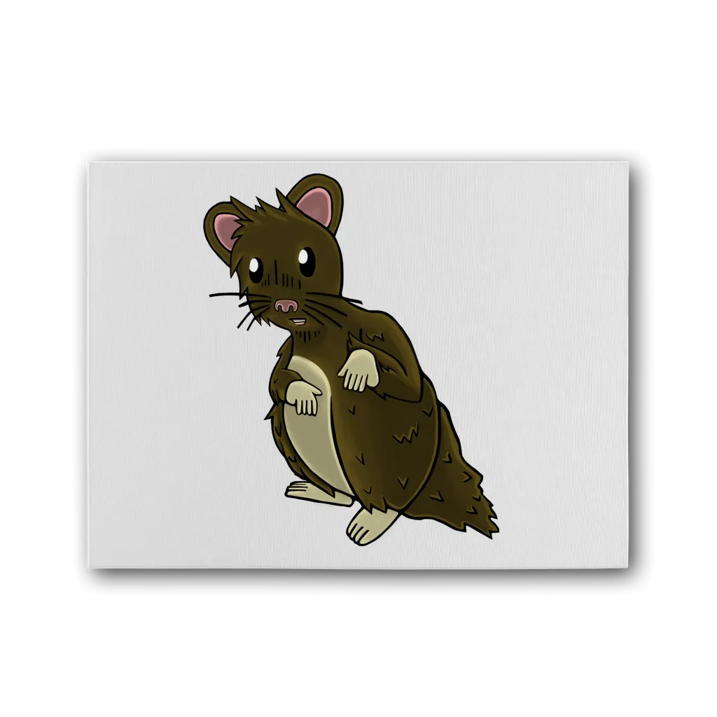 BrownHamster Premium Stretched Canvas