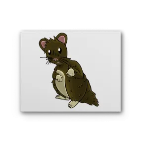 BrownHamster Premium Stretched Canvas