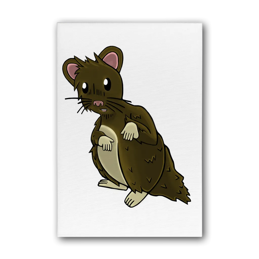 BrownHamster Premium Stretched Canvas