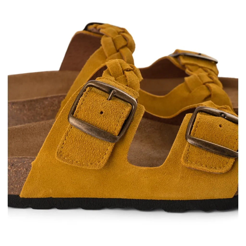 Cara sandal suede - YELLOW