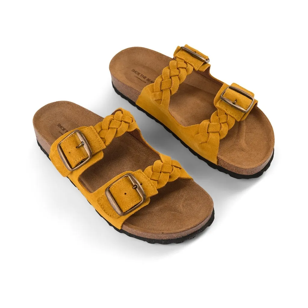 Cara sandal suede - YELLOW