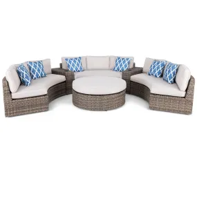 Cayden 6 Piece Curved Sectional Group