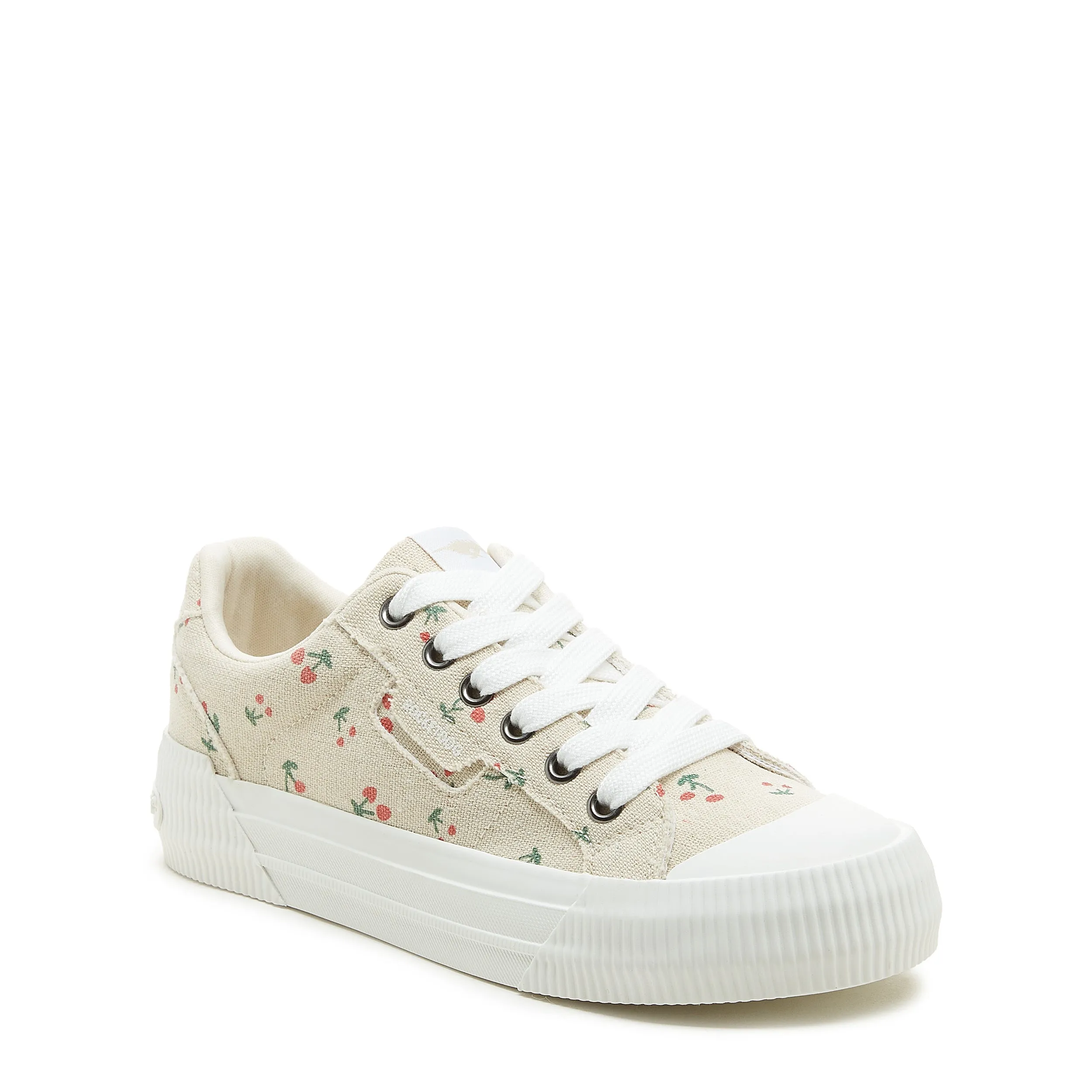 Cheery Recycled Cotton Cherry Print Trainers