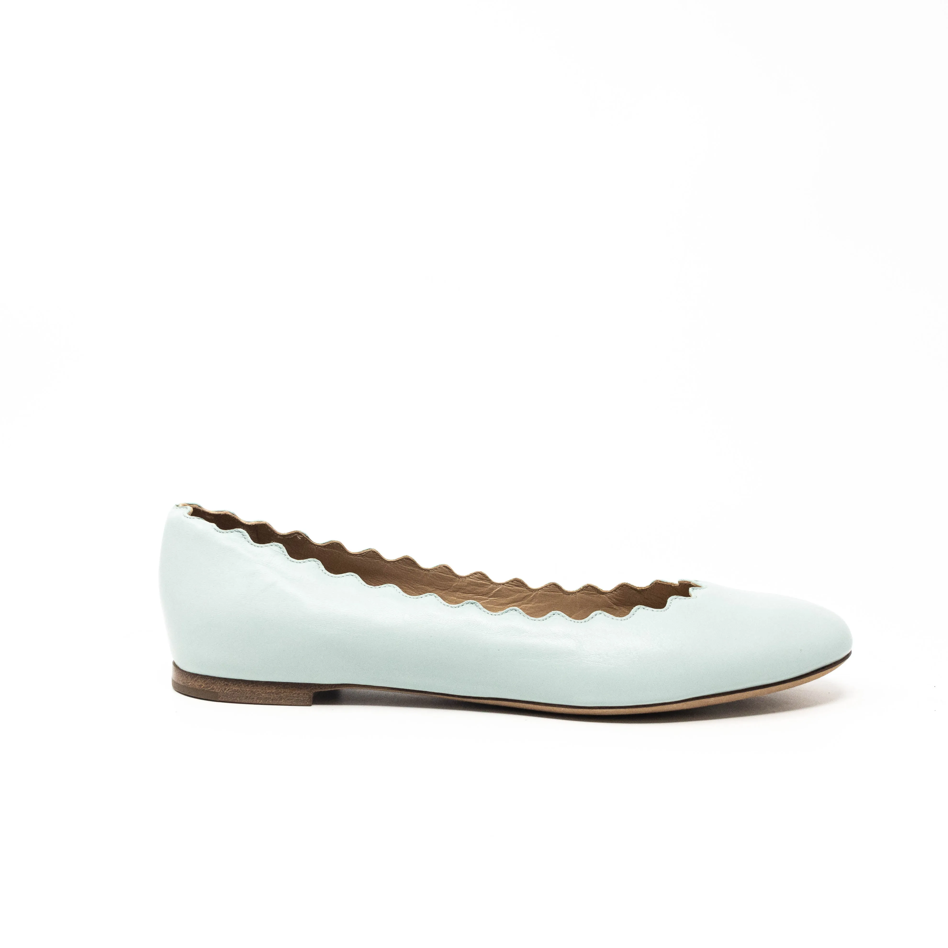 Chloe Blue Gabes Flats 37.5