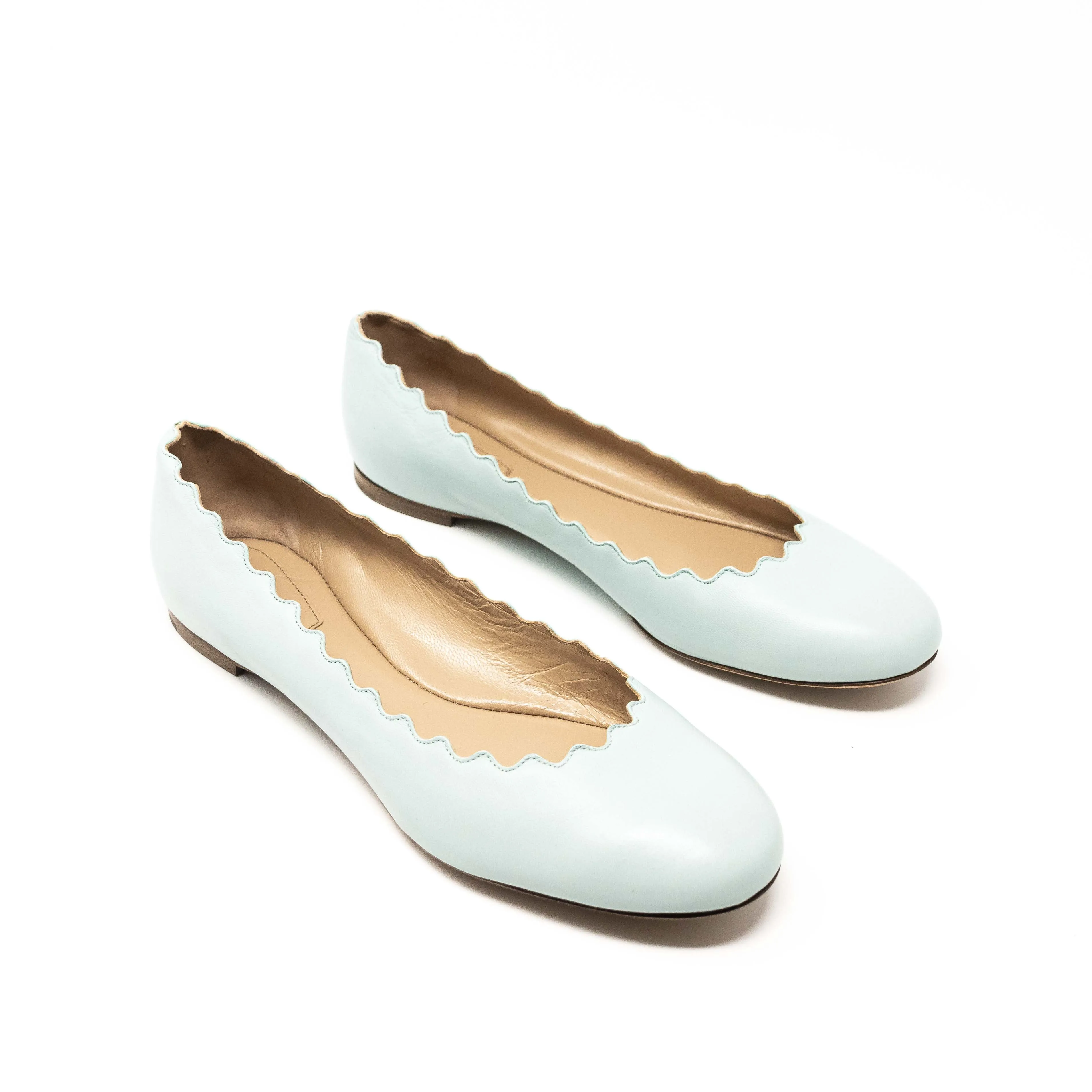 Chloe Blue Gabes Flats 37.5