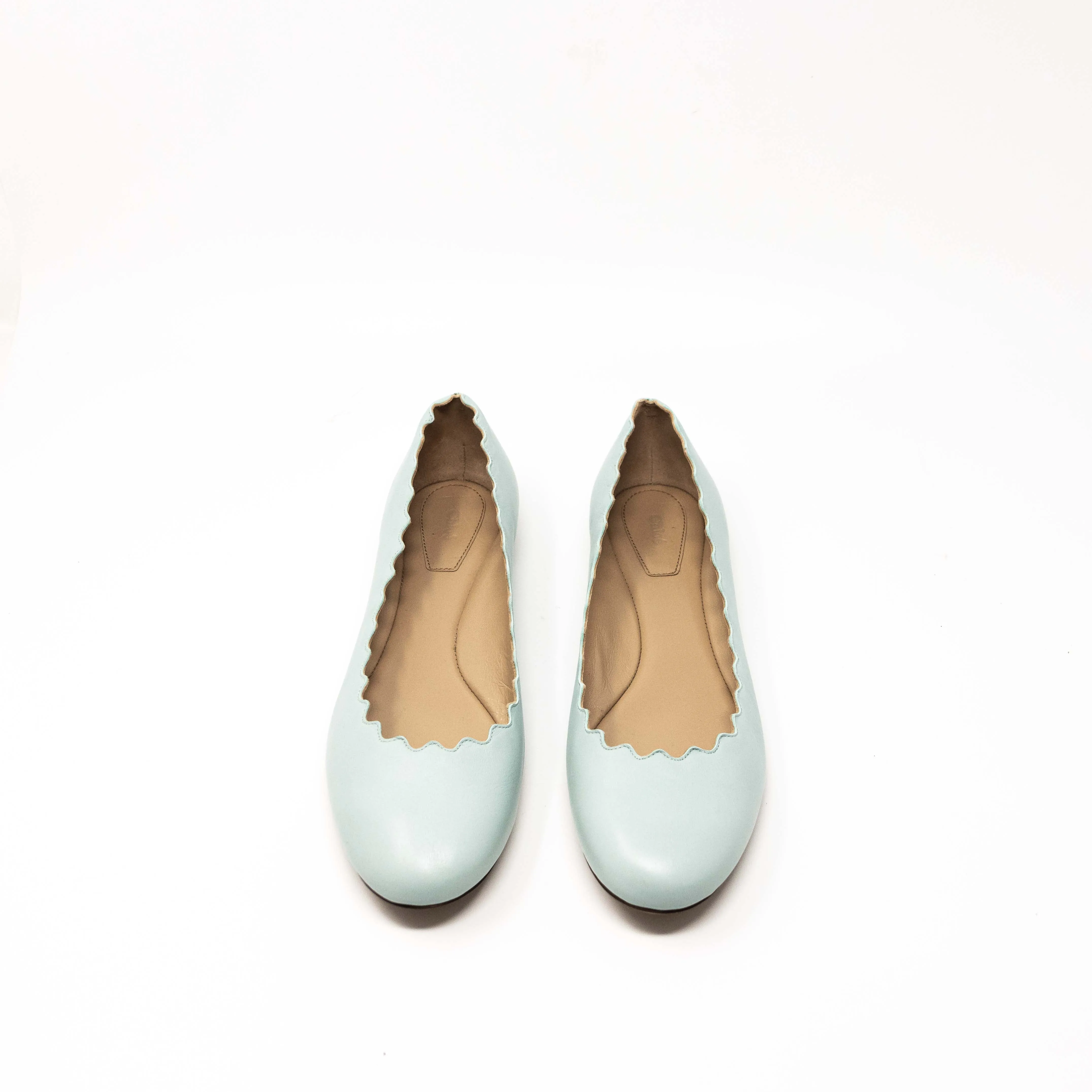 Chloe Blue Gabes Flats 37.5