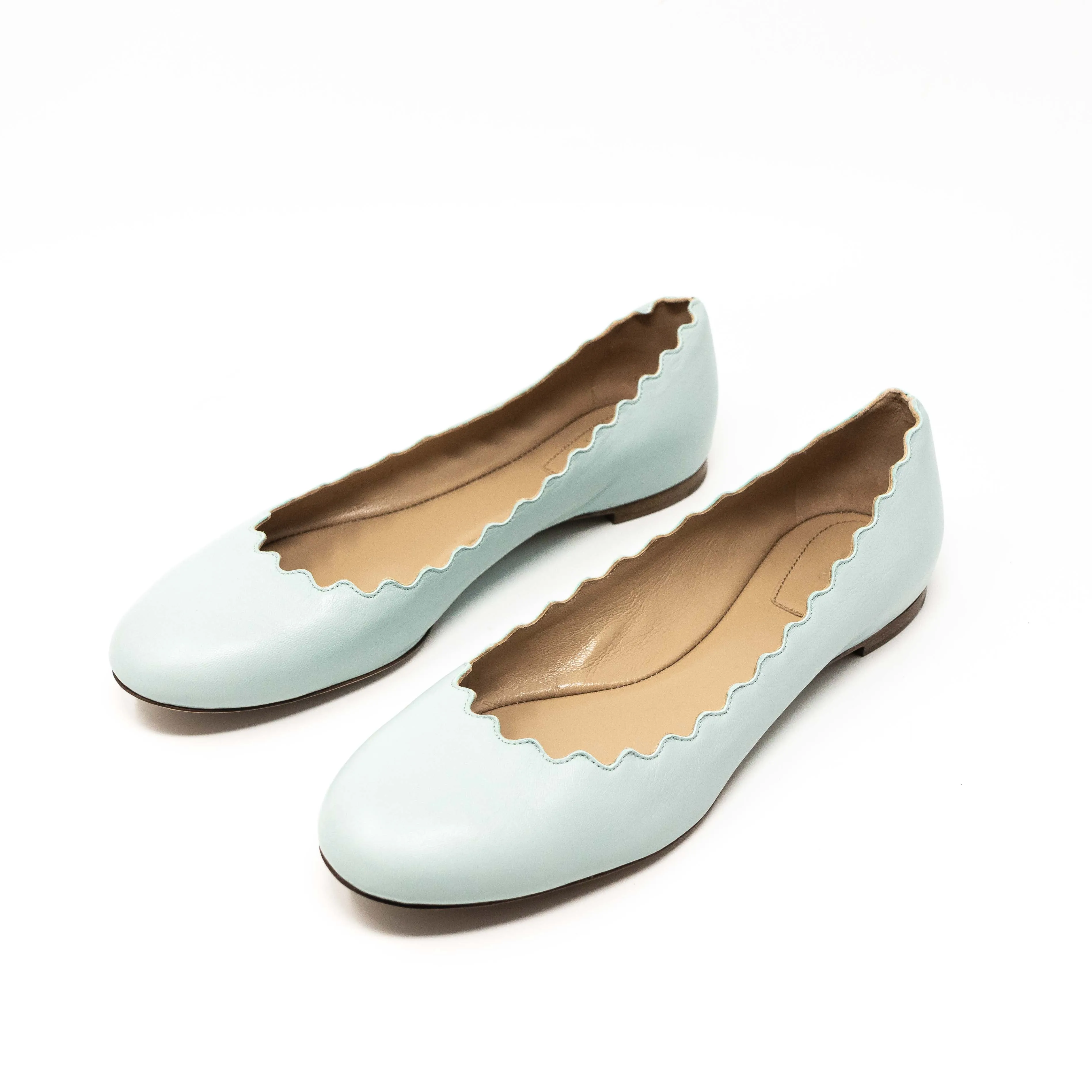 Chloe Blue Gabes Flats 37.5