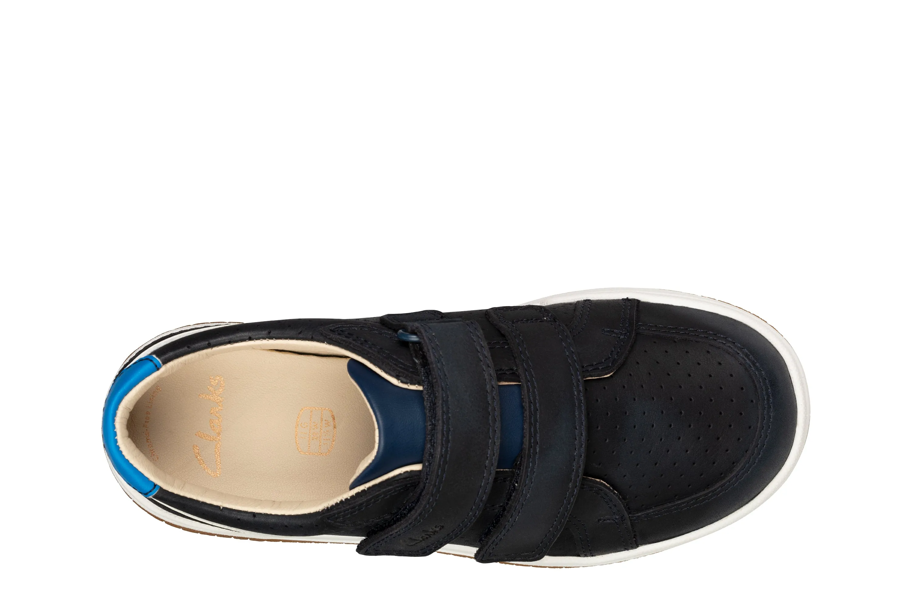 Clarks Fawn Solo K Navy Leather