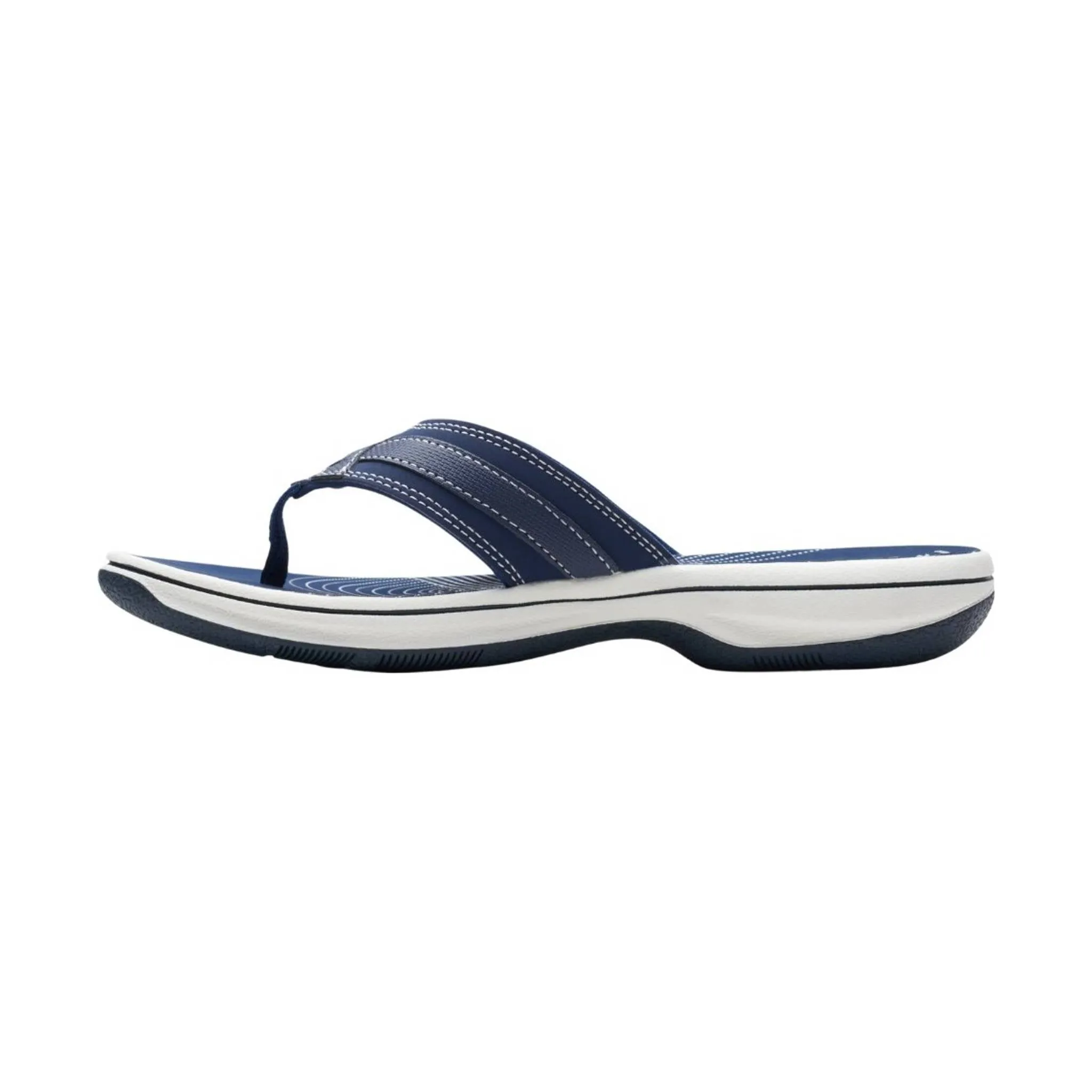 Clarks Women's Breeze Sea - Navy Synthetic