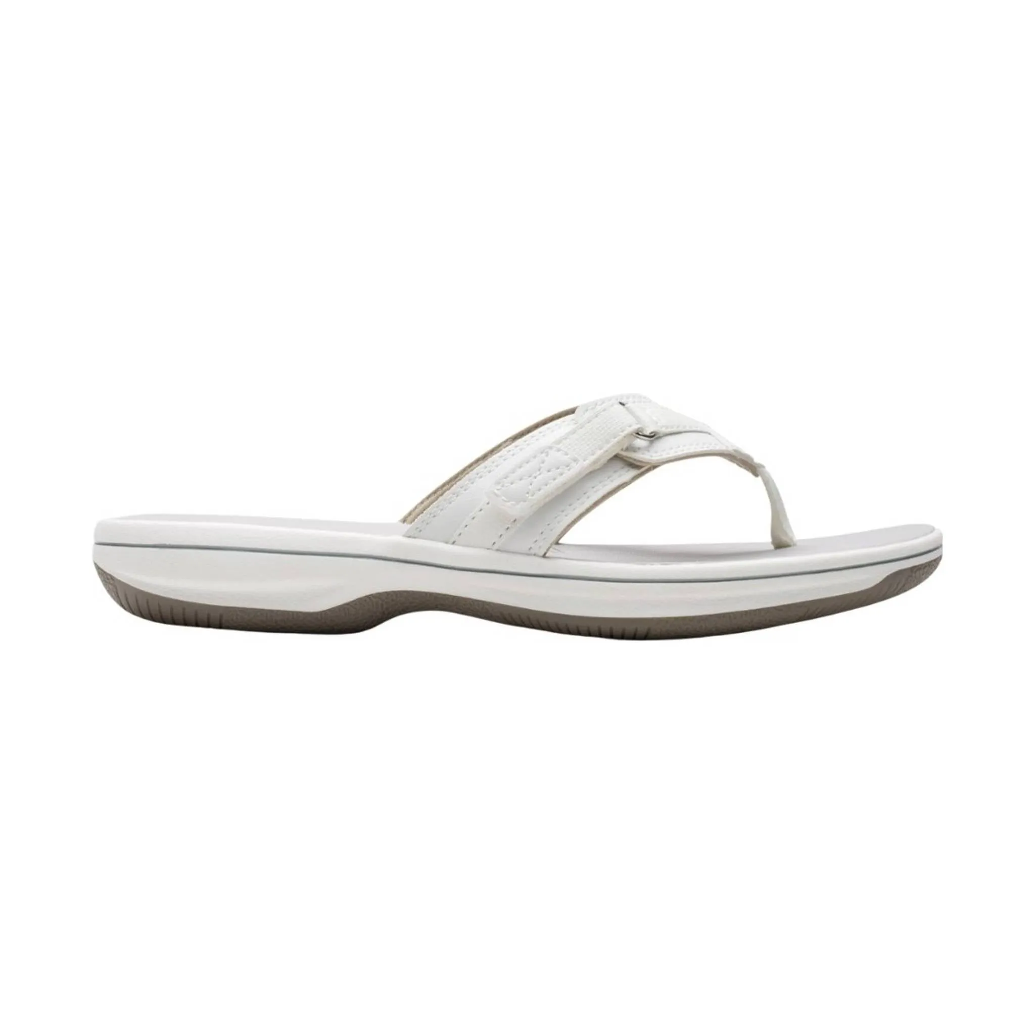 Clarks Women's Breeze Sea - White Synthetic