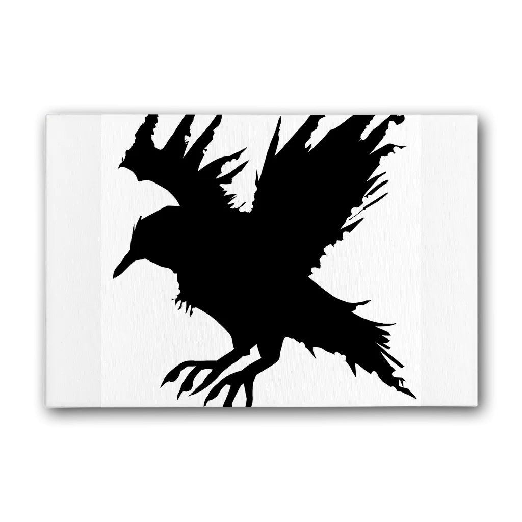 Crow Premium Stretched Canvas