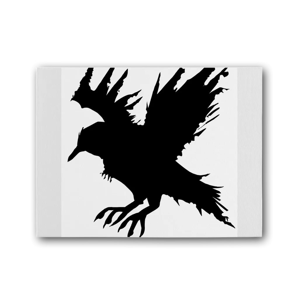 Crow Premium Stretched Canvas