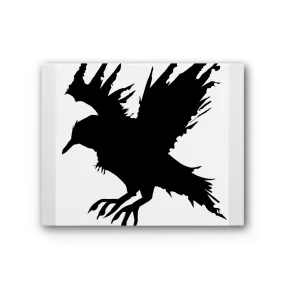 Crow Premium Stretched Canvas