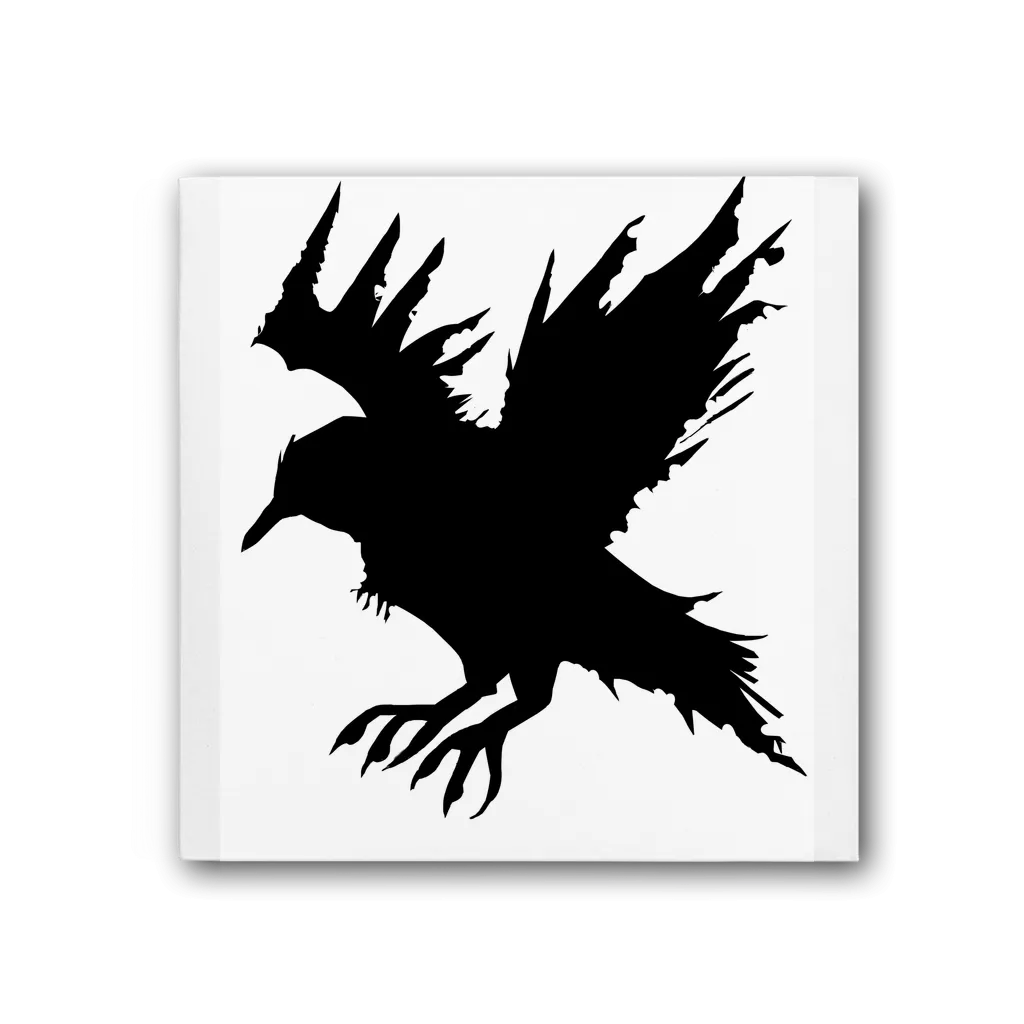 Crow Premium Stretched Canvas