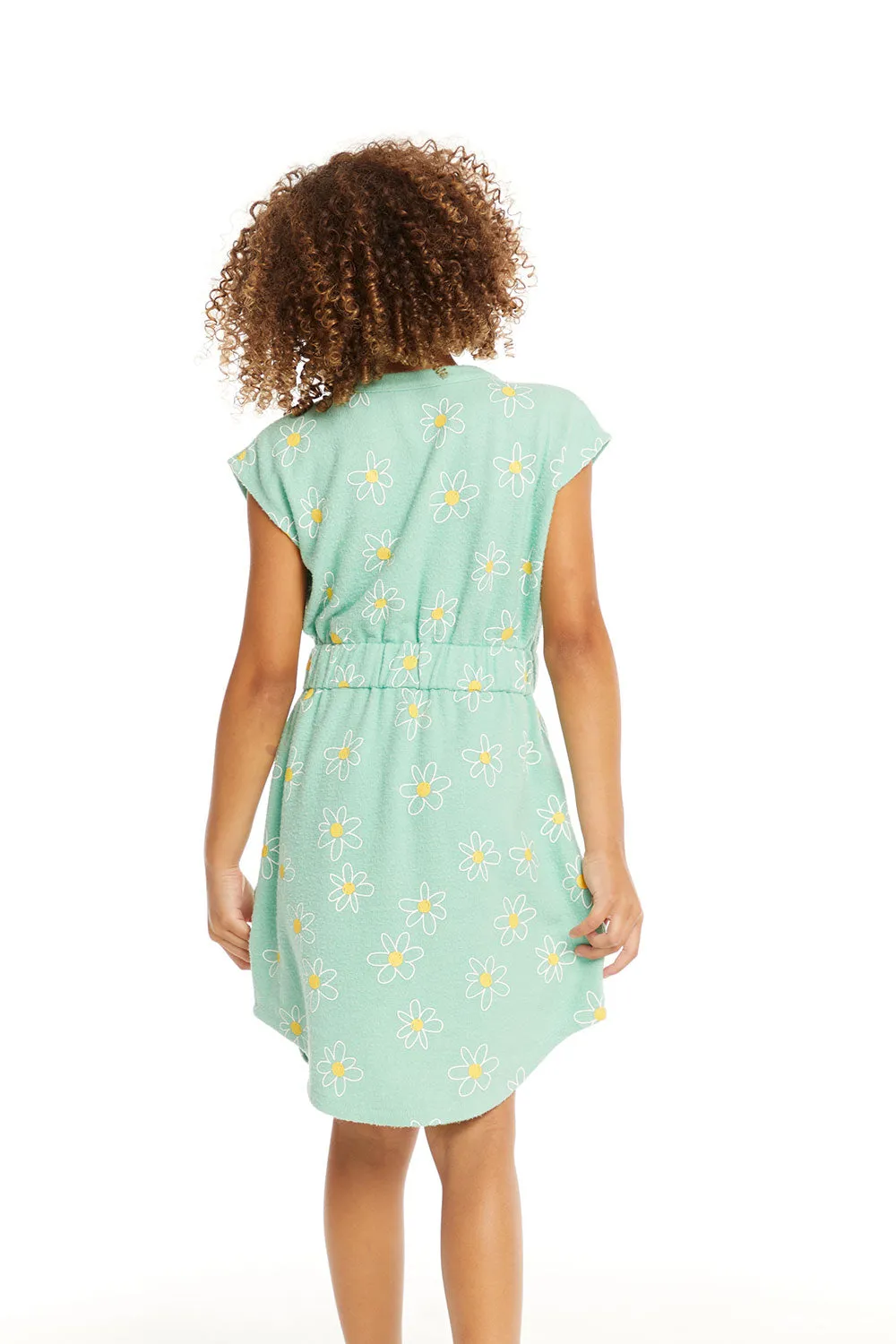 Daisy Print - Neptune Green