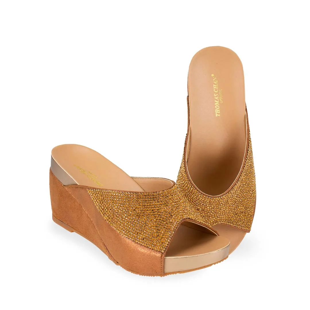 [EXTRA 20% off at cart] Glitter Crystal Dinner Wedges [ODD SIZES LEFT]