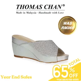 [EXTRA 20% off at cart] Glitter Crystal Dinner Wedges [ODD SIZES LEFT]