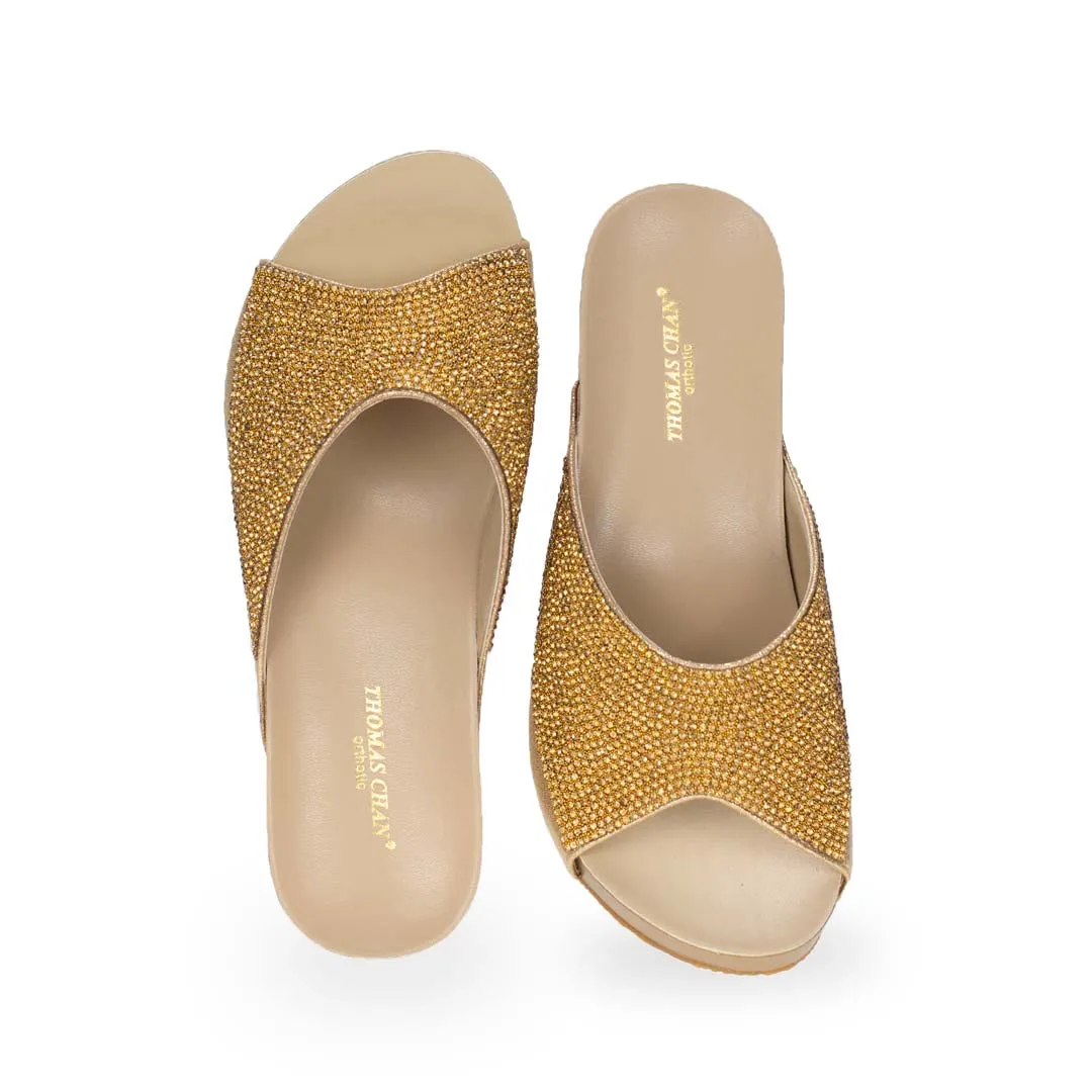 [EXTRA 20% off at cart] Glitter Crystal Dinner Wedges [ODD SIZES LEFT]