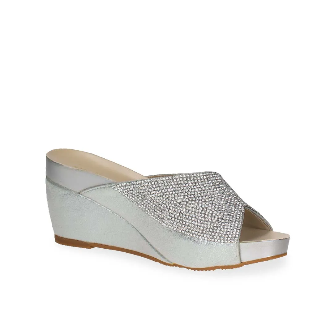 [EXTRA 20% off at cart] Glitter Crystal Dinner Wedges [ODD SIZES LEFT]