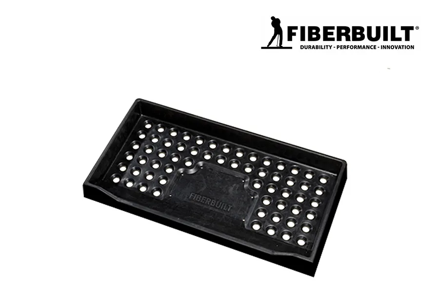 Fiberbuilt Rectangular Rubber Golf Ball Tray