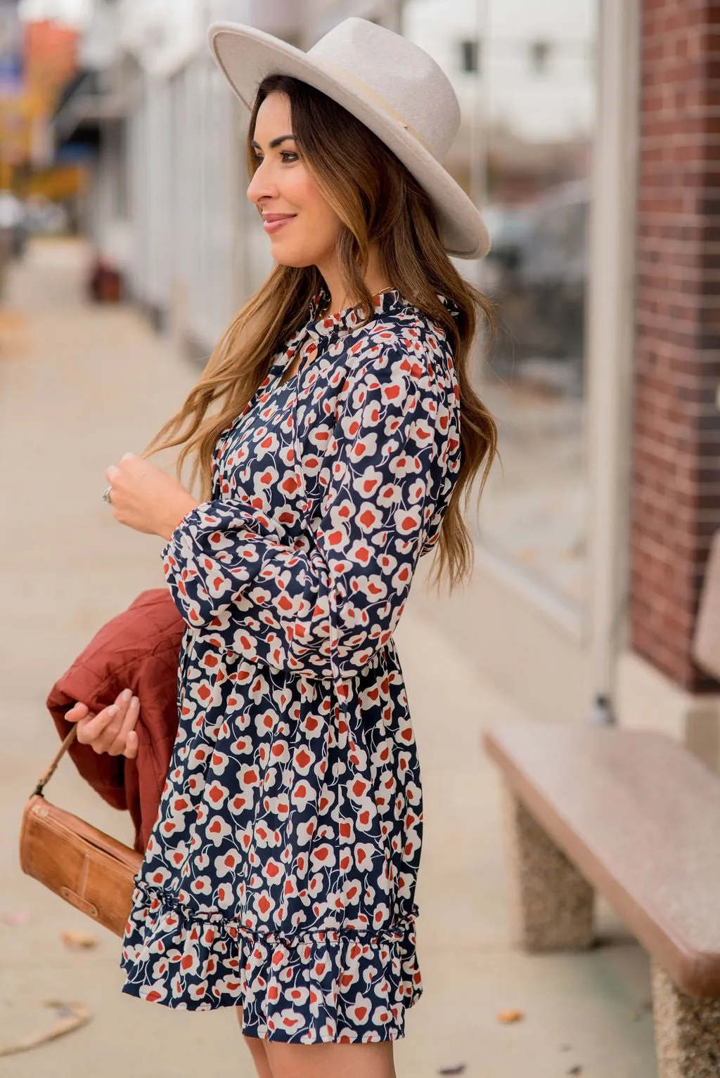 Floral Fun Cinched Dress