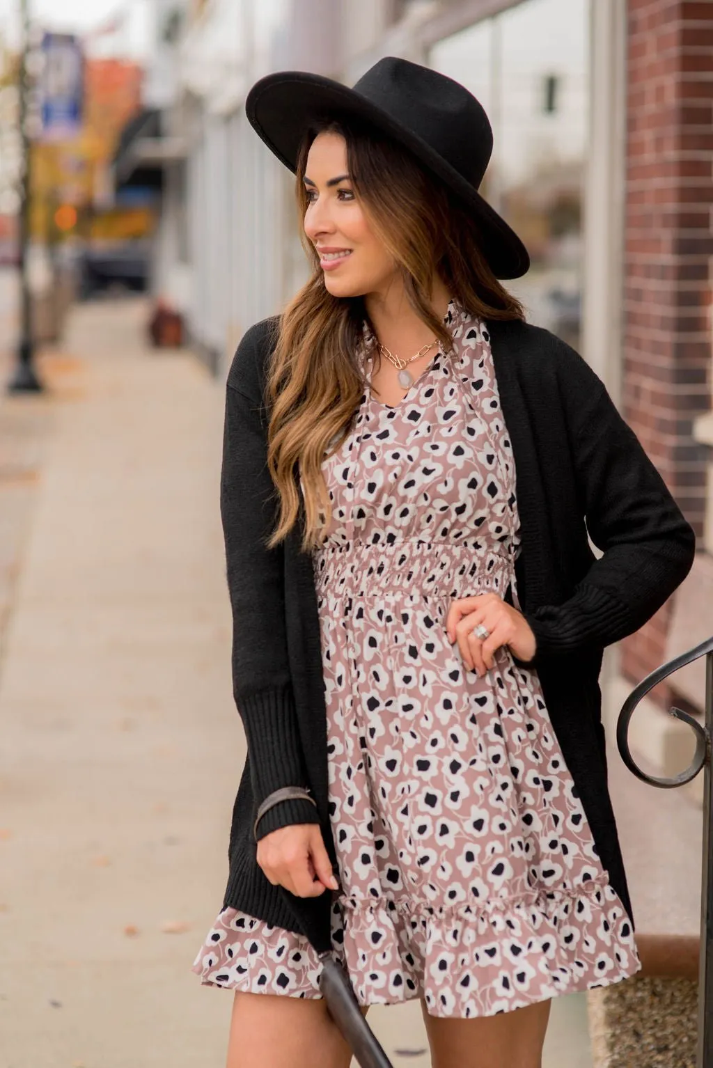 Floral Fun Cinched Dress