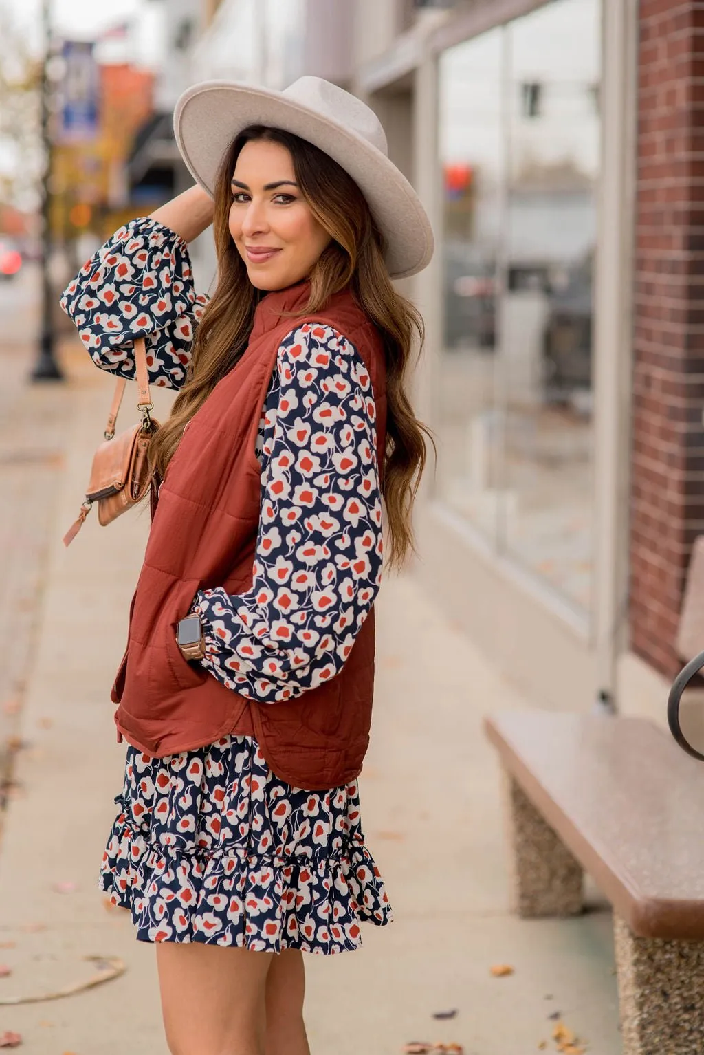 Floral Fun Cinched Dress