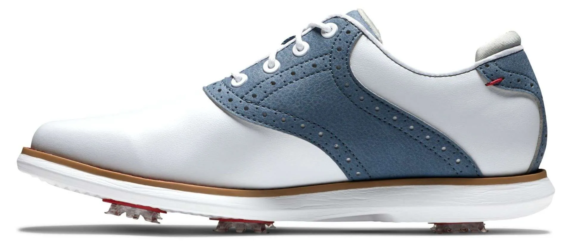 FootJoy Traditions Women's Golf Shoes White/Blue/White 97903