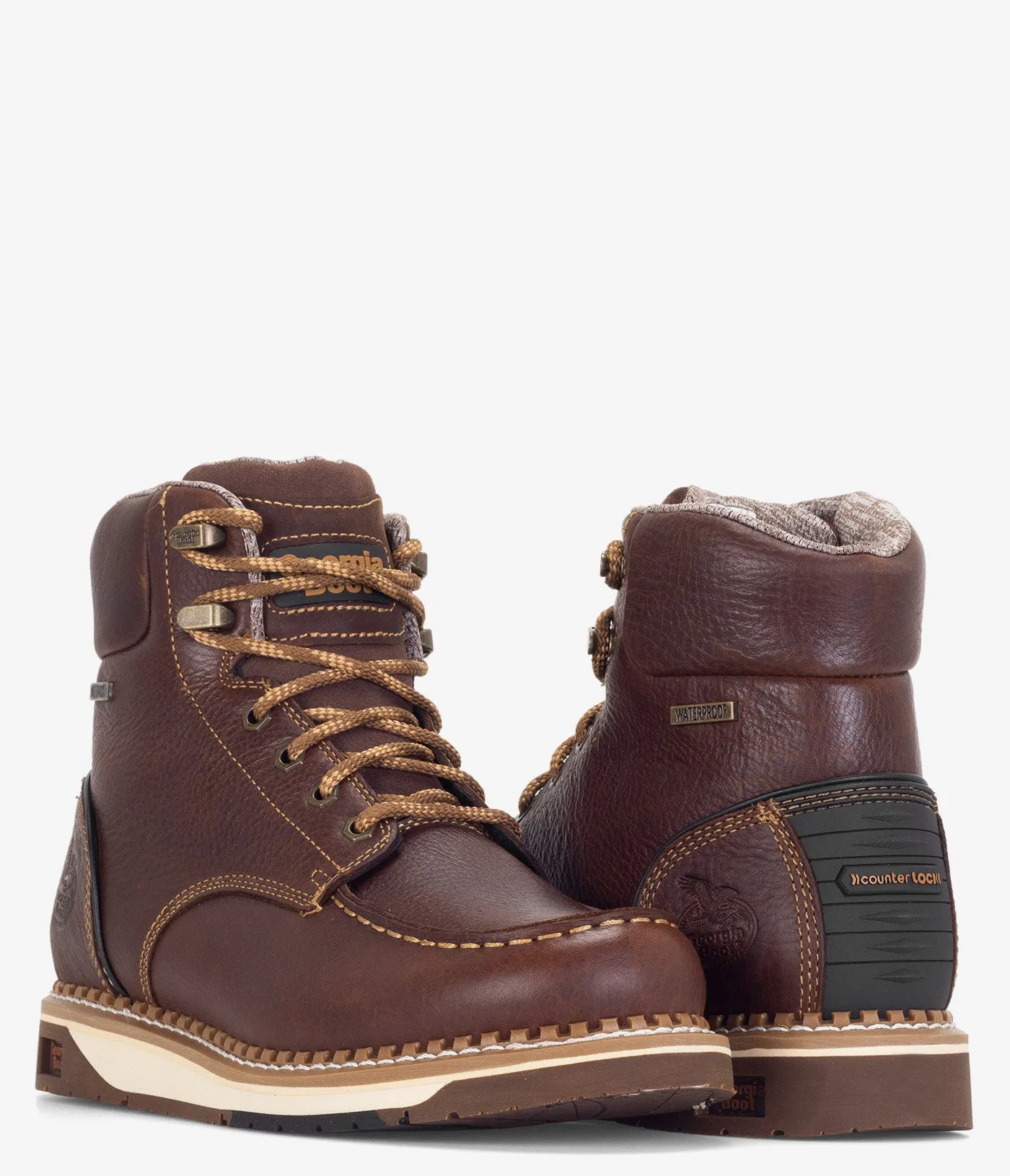 Georgia Boot AMP LT Moc-Toe Waterproof Work Boot - Men