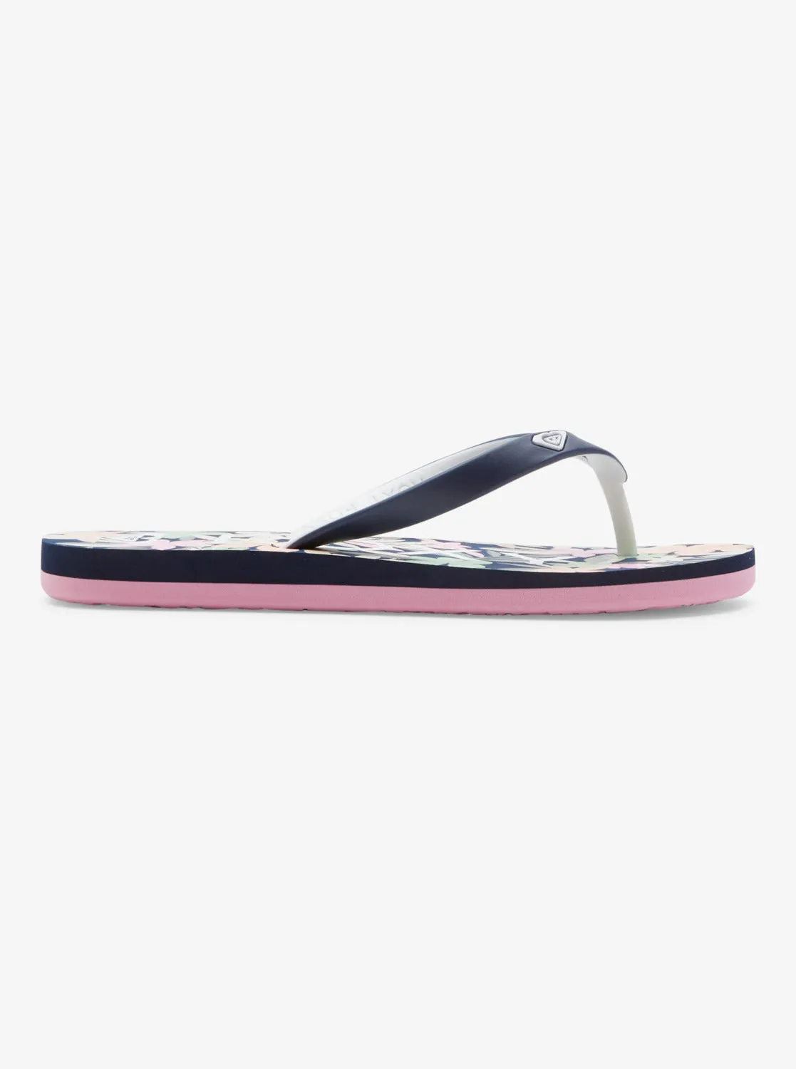 Girls 4-16 Tahiti Flip-Flops - Lt Navy/Pink