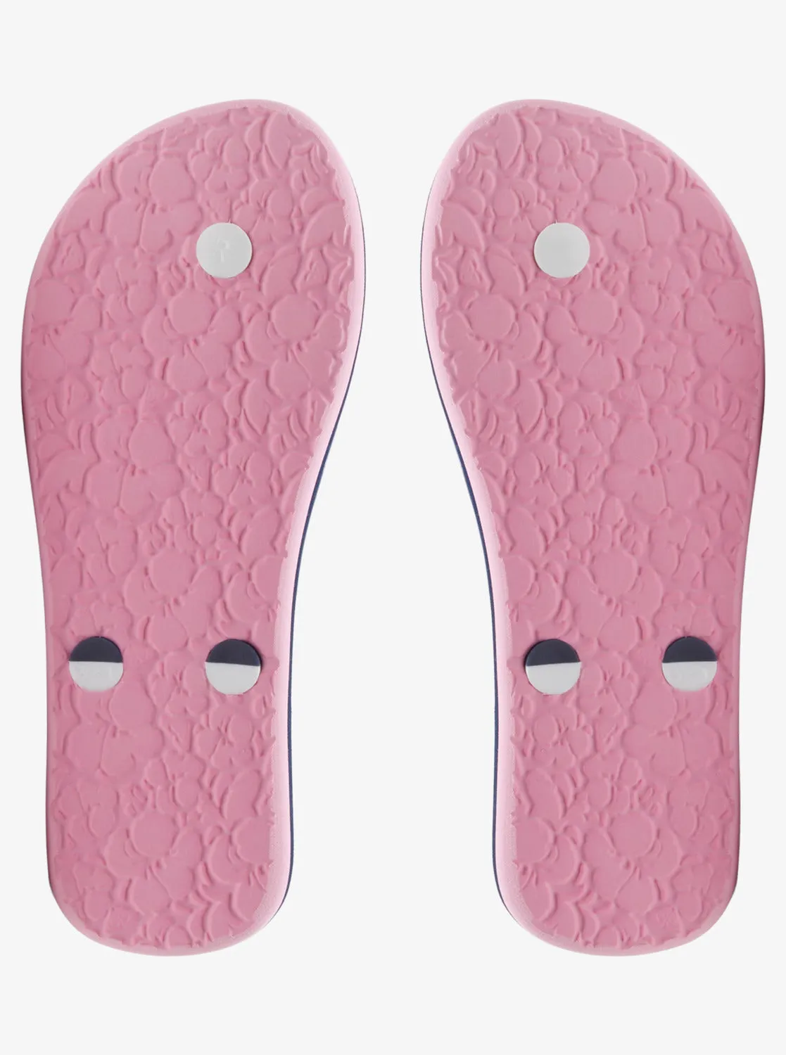 Girls 4-16 Tahiti Flip-Flops - Lt Navy/Pink