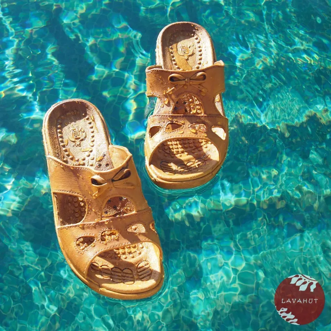 Golden Brown Bow™ - Pali Hawaii Sandals