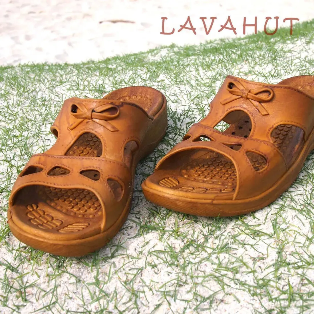 Golden Brown Bow™ - Pali Hawaii Sandals